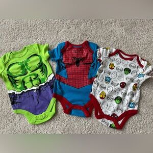 Marvel baby boy onesie 0-3m / NEW bundles